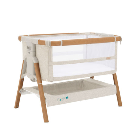 Tutti Bambini CoZee XL Bedside Crib and Cot - Scandinavian Walnut/Ecru 5