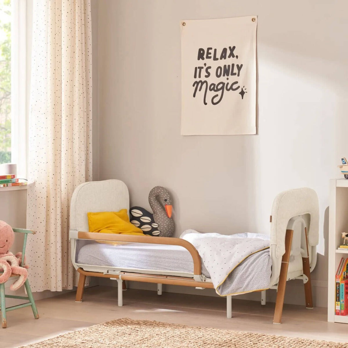Tutti Bambini Cozee XL Junior Bed & Sofa Expansion Pack - Scandinavian Walnut/Ecru 3