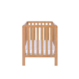 Tutti Bambini Malmo Cot Bed, Cot Top Changer and Mattress Bundle - Oak 4