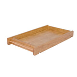 Tutti Bambini Malmo Cot Bed, Cot Top Changer and Mattress Bundle - Oak 9