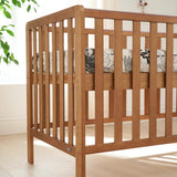 Tutti Bambini Malmo Cot Bed, Cot Top Changer and Mattress Bundle - Oak 15