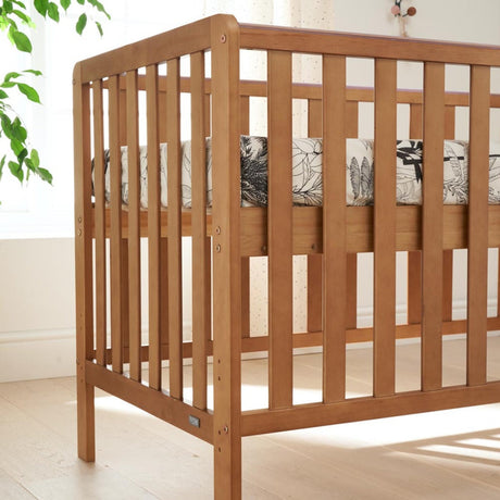 Tutti Bambini Malmo Cot Bed, Cot Top Changer and Mattress Bundle - Oak 15