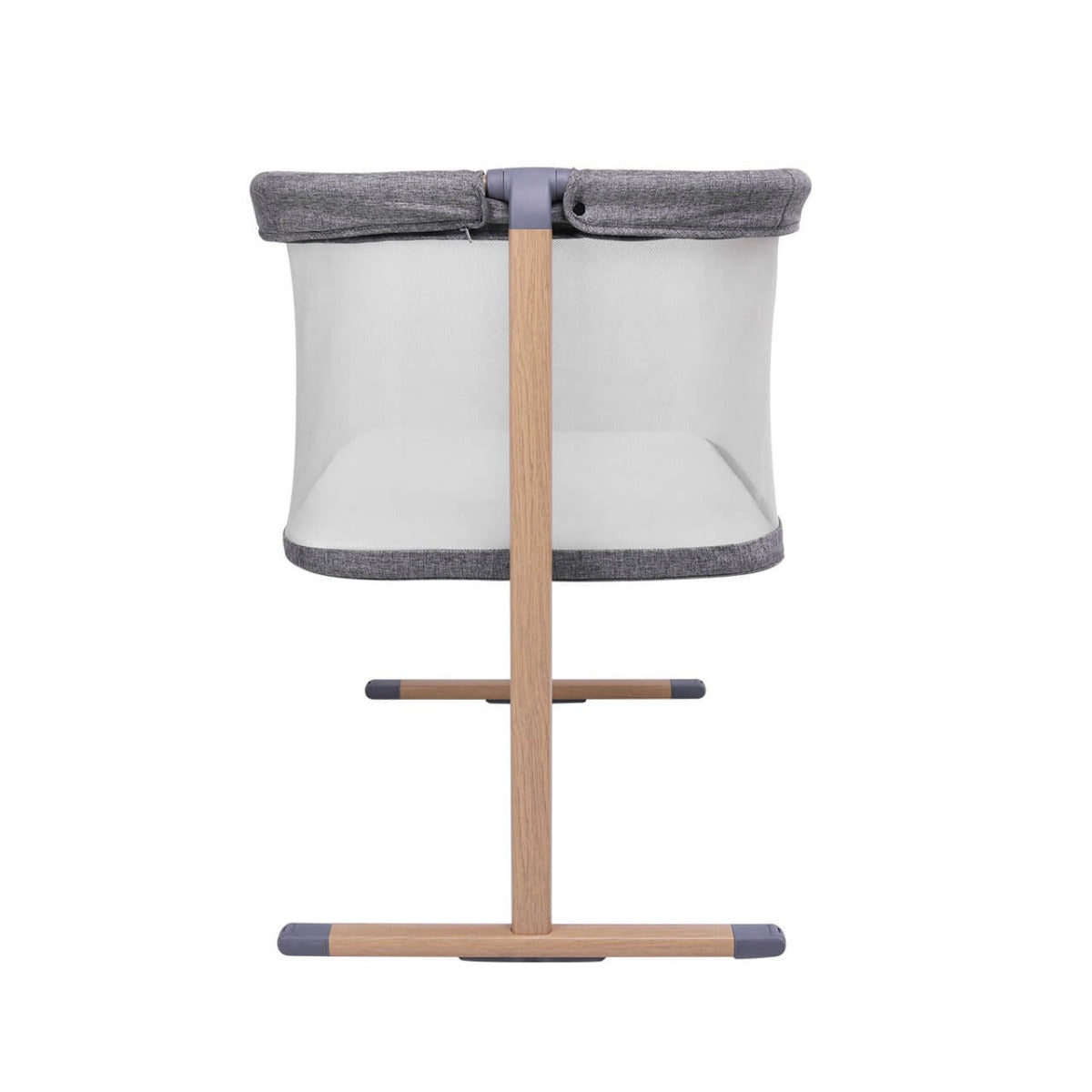Tutti Bambini ZiZee Breathable Rocking Crib - Oak/Charcoal 8