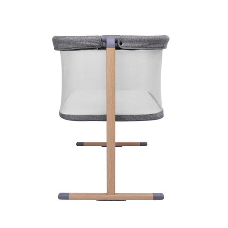 Tutti Bambini ZiZee Breathable Rocking Crib - Oak/Charcoal 8
