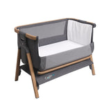 Tutti Bambini CoZee Air Bedside Crib - Oak and Charcoal 11