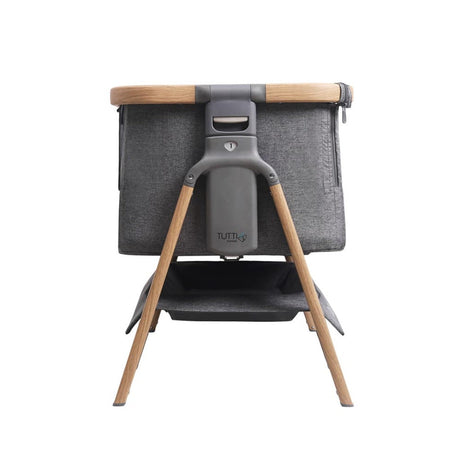 Tutti Bambini CoZee Air Bedside Crib - Oak and Charcoal 15