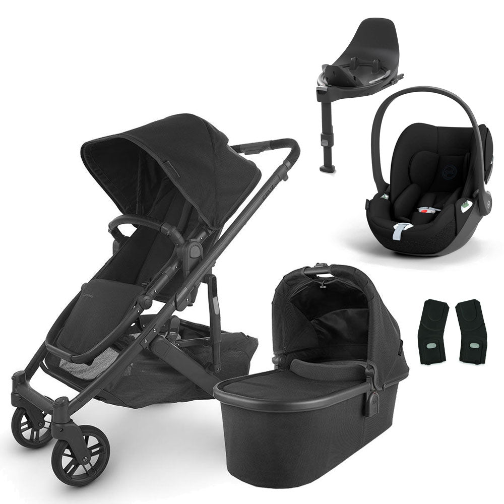 cybex or uppababy UPPAbaby CRUZ V2 Travel System with Cybex Cloud T + Rotating IsoFix Ba