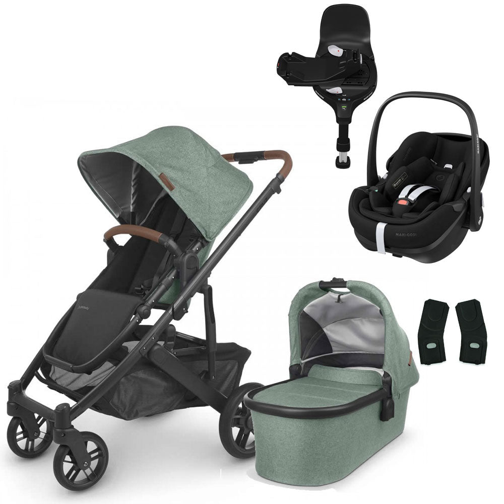 UPPAbaby CRUZ V2 Travel System with Maxi-Cosi Pebble 360 PRO + Rotating IsoFix Base 6