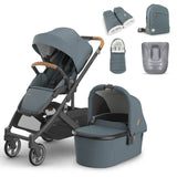 UPPAbaby Cruz V3 Pushchair, Carrycot & Accessory Bundle - Dillan