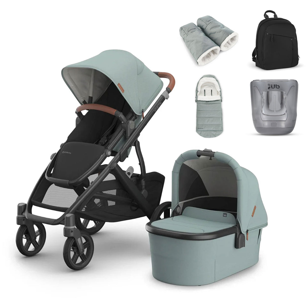 UPPAbaby VISTA V3 Pushchair & Accessory Bundle - Kenzi