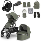 UPPAbaby VISTA V3 Luxury Maxi-Cosi Cabriofix i-Size Travel System Bundle - Eveleyn