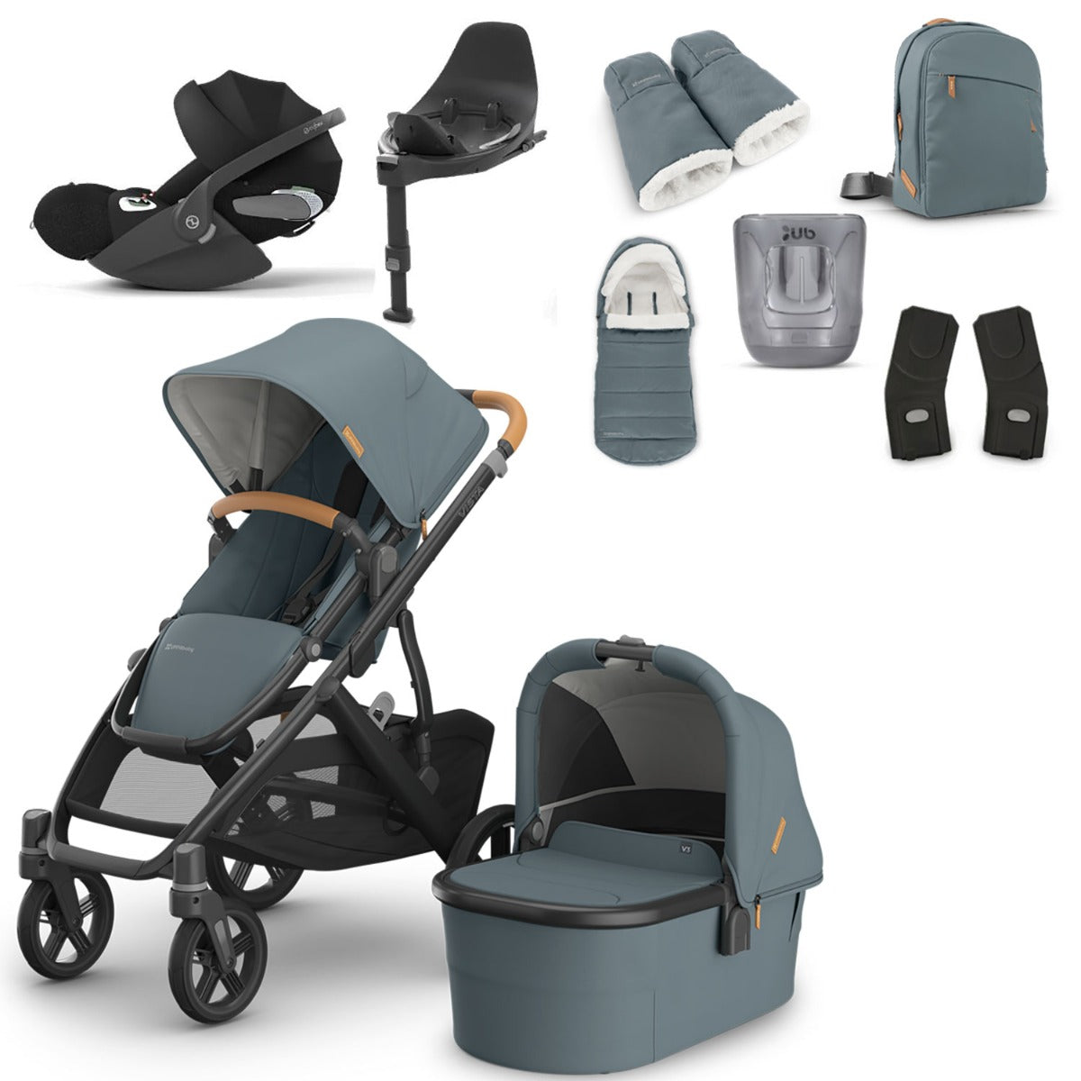 UPPAbaby VISTA V3 Luxury Travel System with Cybex Cloud T i-Size - Choose your Colour 13