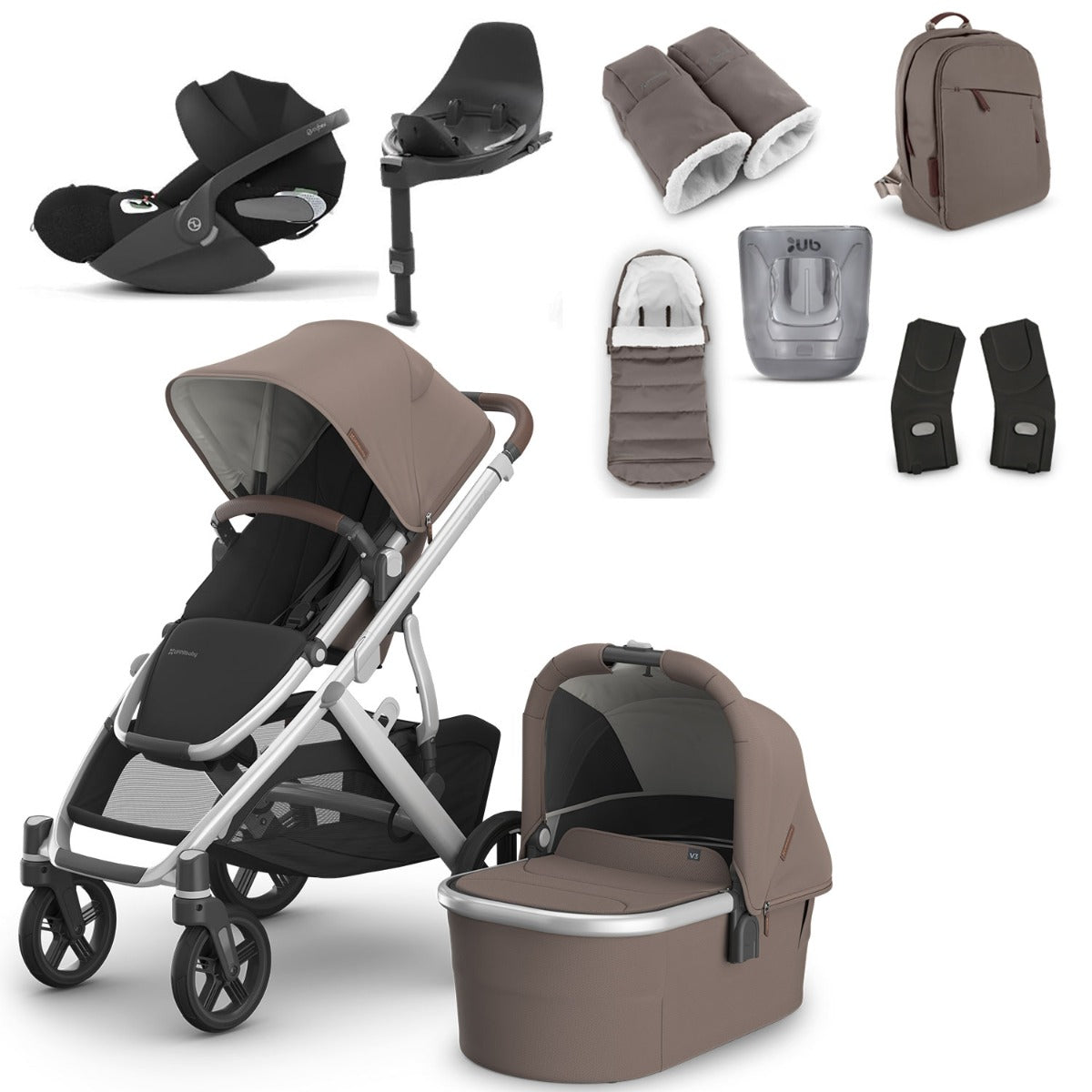UPPAbaby VISTA V3 Luxury Travel System with Cybex Cloud T i-Size - Choose your Colour 18