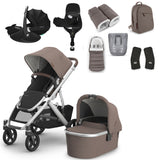 UPPAbaby VISTA V3 Luxury Maxi-Cosi Pebble 360 Pro2 i-Size Travel System Bundle - Theo