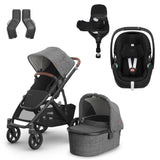 UPPAbaby VISTA V3 + Maxi-Cosi Pebble 360 Pro2 i-Size Travel System Bundle - Greyson