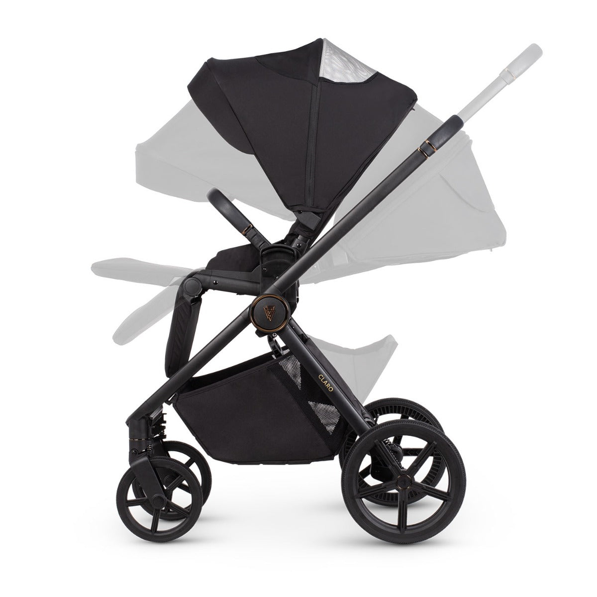 Venicci Claro Complete Travel System Bundle + 360 Isofix Base - Noir 21