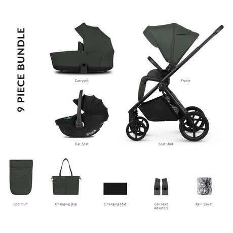 Venicci Claro 3-in-1 Travel System Bundle - Forest 1