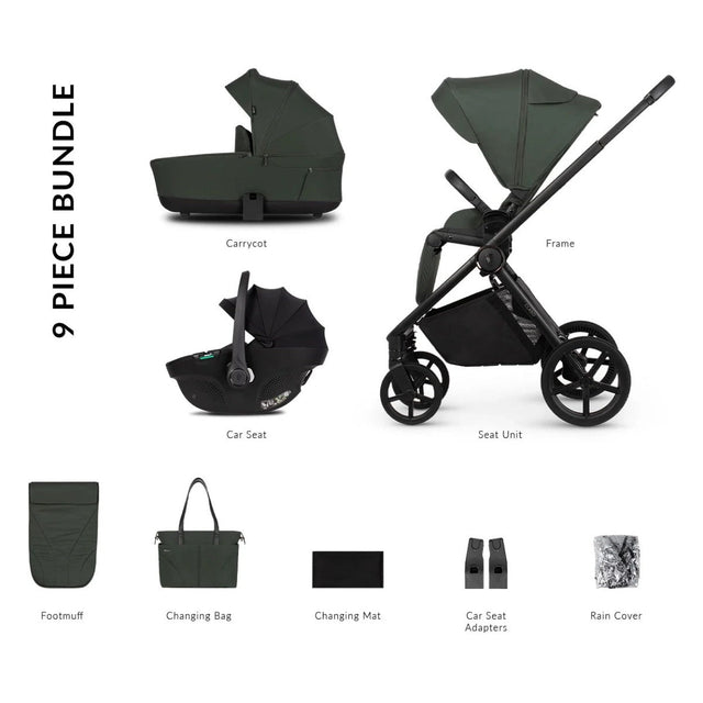 Venicci Claro 3-in-1 Travel System Bundle - Forest 1