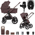 Venicci Upline 2 SE with Maxi-Cosi Pebble 360 Pro2 & Base Travel System Bundle - Burgundy 1
