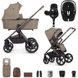 Venicci Upline 2 SE with Maxi-Cosi Pebble 360 Pro2 & Base Travel System Bundle - Powder 1