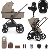 Venicci Upline 2 SE with Maxi-Cosi Pebble 360 Pro2 & Base Travel System Bundle - Powder 1