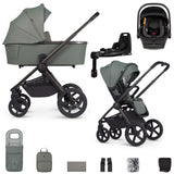 Venicci Upline 2 3-in-1 Tiago + 360 Base Travel System Bundle - Aloe 1