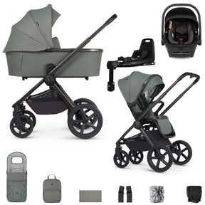 Venicci Upline 2 3-in-1 Tiago + 360 Base Travel System Bundle - Aloe 1
