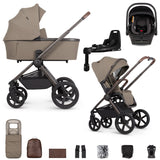 Venicci Upline 2 SE 3-in-1 Tiago + 360 Base Travel System Bundle - Powder 1