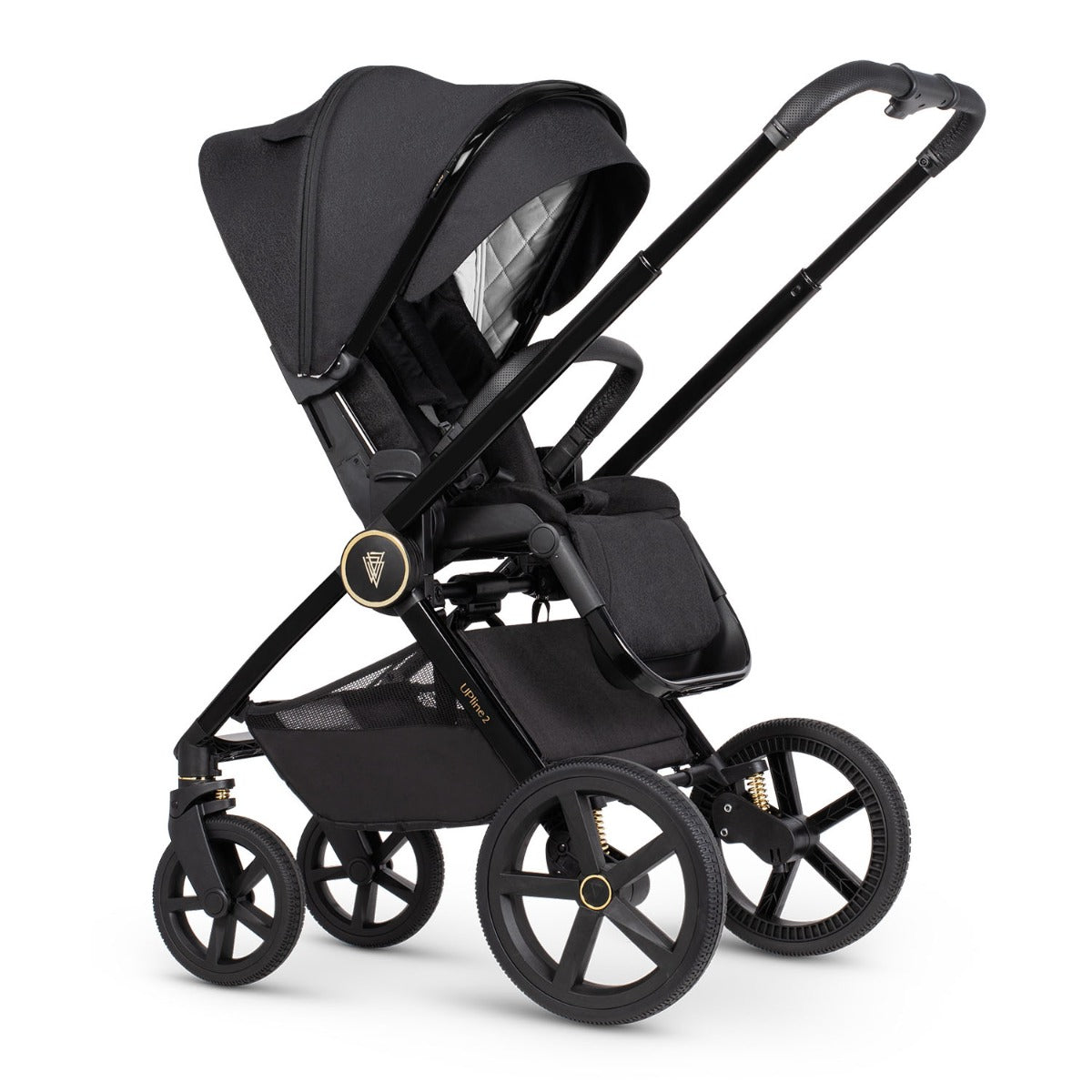 Venicci Upline 2 3-in-1 Tiago + 360 Base Travel System Bundle - All Black 8