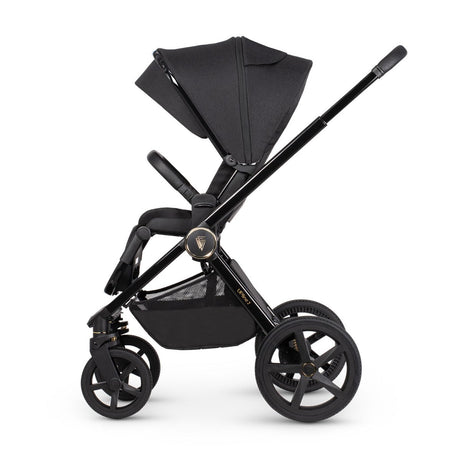 Venicci Upline 2 with Maxi-Cosi Cabriofix i-Size & Base Travel System Bundle - All Black 9
