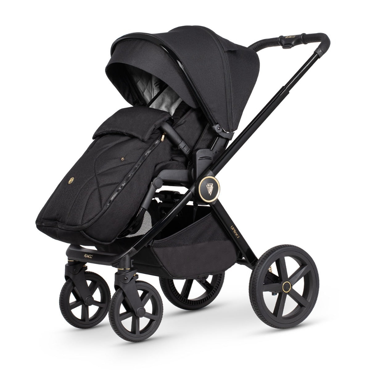 Venicci Upline 2 with Cybex Cloud T & Base Travel System Bundle - All Black 13