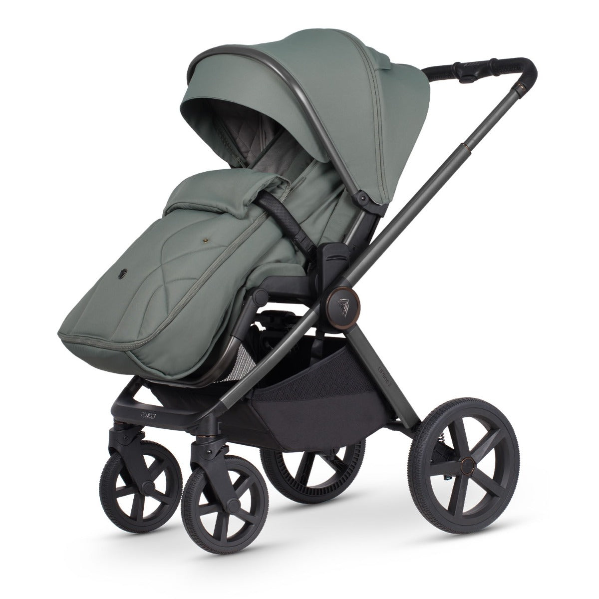 Venicci Upline 2 Pushchair & Carrycot 2-in-1 Bundle - Aloe 10