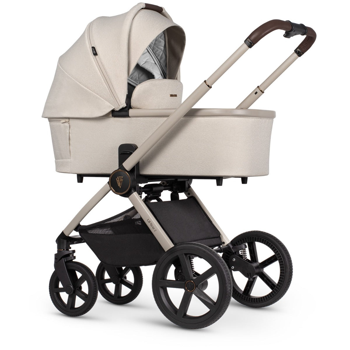Venicci Upline 2 with Maxi-Cosi Cabriofix i-Size & Base Travel System Bundle - Stone Beige 12