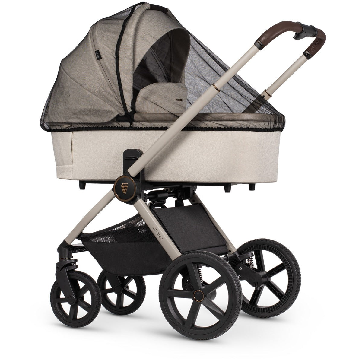 Venicci Upline 2 Pushchair & Carrycot 2-in-1 Bundle - Stone Beige 16
