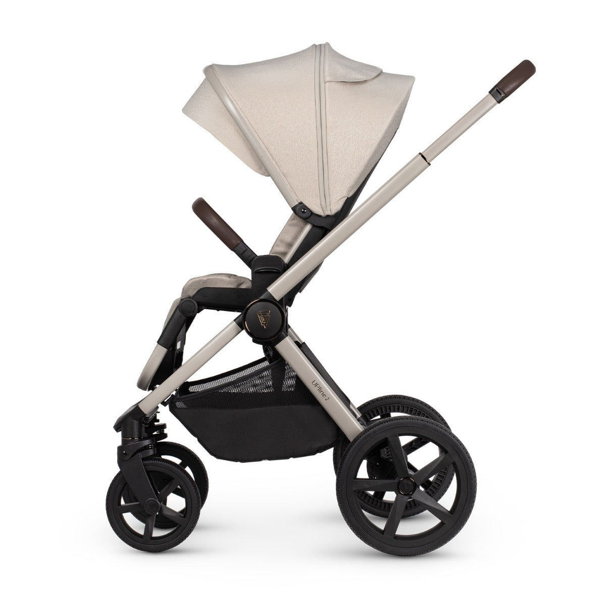 Venicci Upline 2 with Maxi-Cosi Pebble 360 Pro2 & Base Travel System Bundle - Stone Beige 19