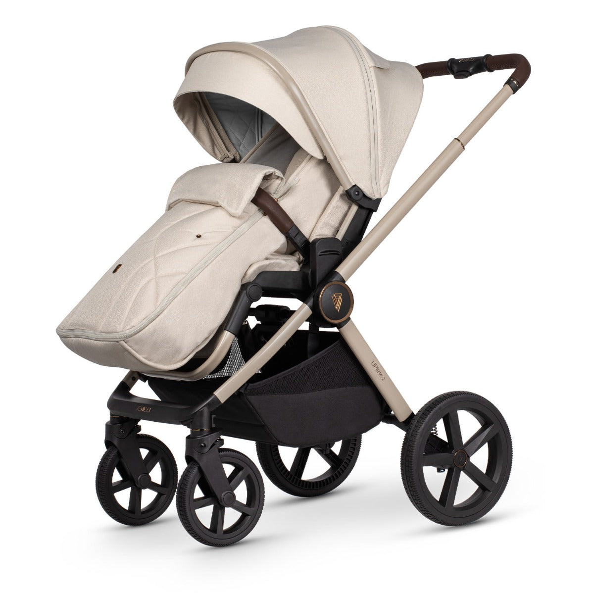 Venicci Upline 2 with Cybex Cloud T & Base Travel System Bundle - Stone Beige 27