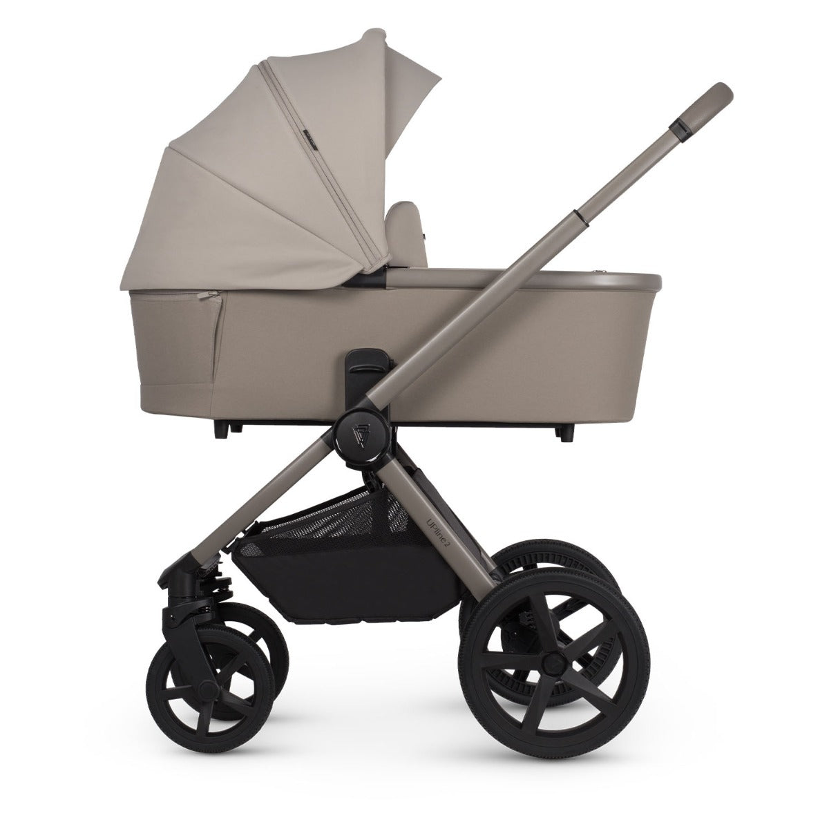 Venicci Upline 2 with Maxi-Cosi Cabriofix i-Size & Base Travel System Bundle - Taupe 21