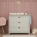 Tutti Bambini Verona Chest Changer - Oak & Dove Grey