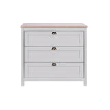 Tutti Bambini Verona Chest Changer - Oak & Dove Grey