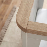 Tutti Bambini Verona Cot Bed - White & Oak