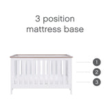 Tutti Bambini Verona 2 Piece Room Set - White & Oak
