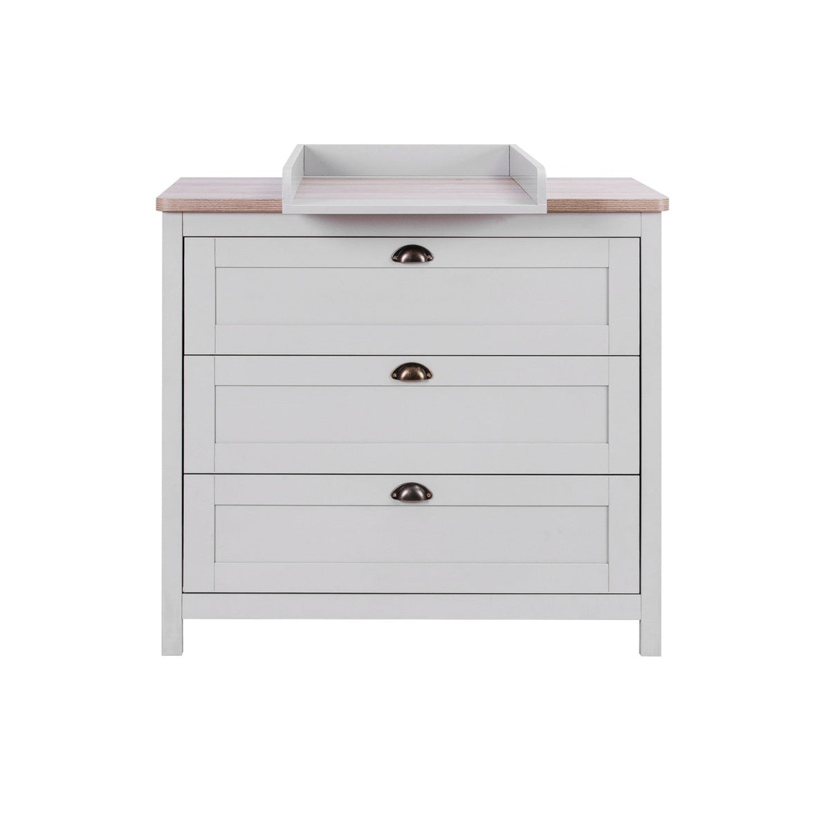 Tutti Bambini Verona Chest Changer - Oak & Dove Grey