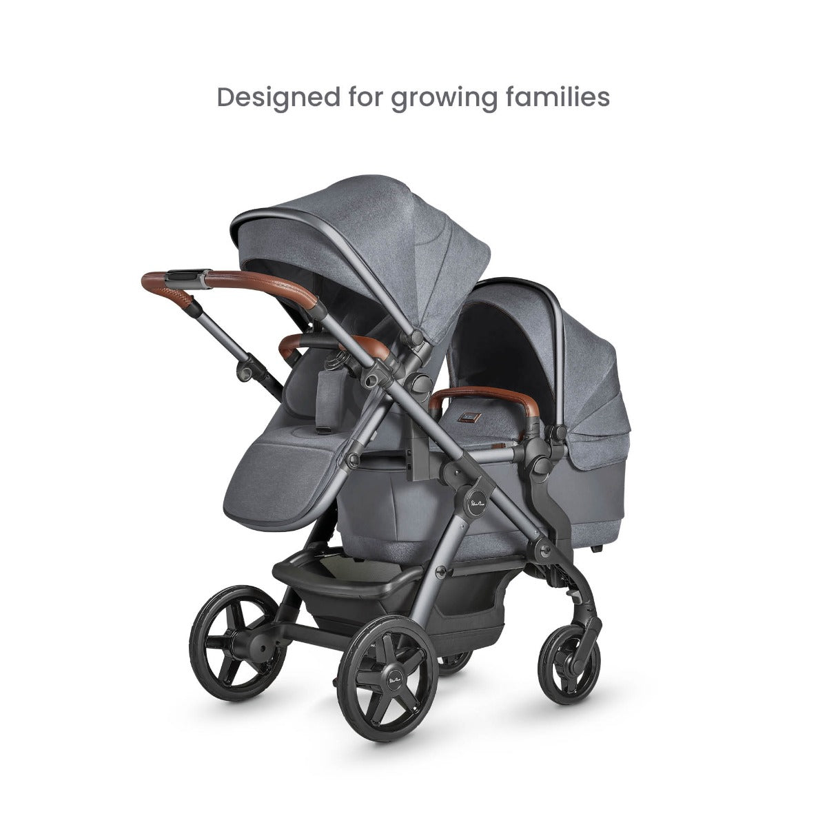 Silver Cross Wave 3 Pram & Pushchair + Motion All Size - Lunar 4