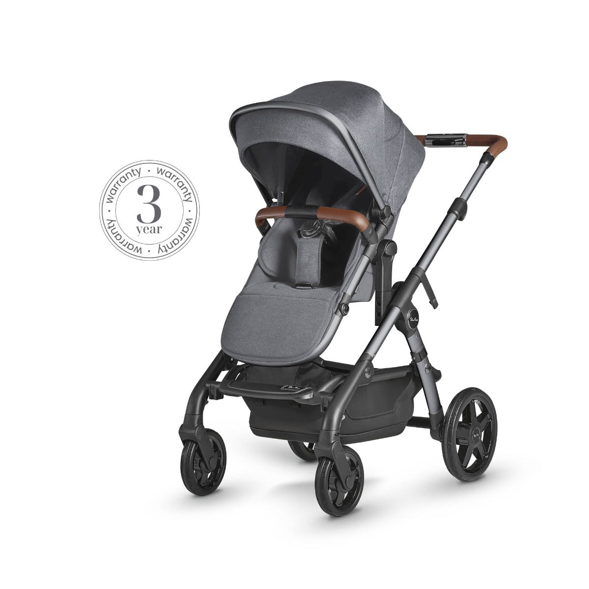 Silver Cross Wave 3 Pram & Pushchair + Motion All Size - Lunar 5