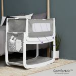 SnuzPod 4 Bedside Crib with Mattress - Dusk