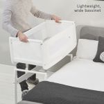 SnuzPod³ Bedside Crib - White