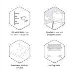 SnuzPod 4 Bedside Crib Starter Bundle - Natural