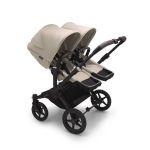 Bugaboo Donkey 5 Duo with Turtle Air Travel System - Black/Desert Taupe