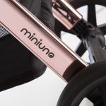 Miniuno Toura Special Edition Travel System + FREE IsoFix Base - Rose Gold