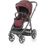 BabyStyle Oyster 3 City Grey Stroller and Carrycot - Berry Red